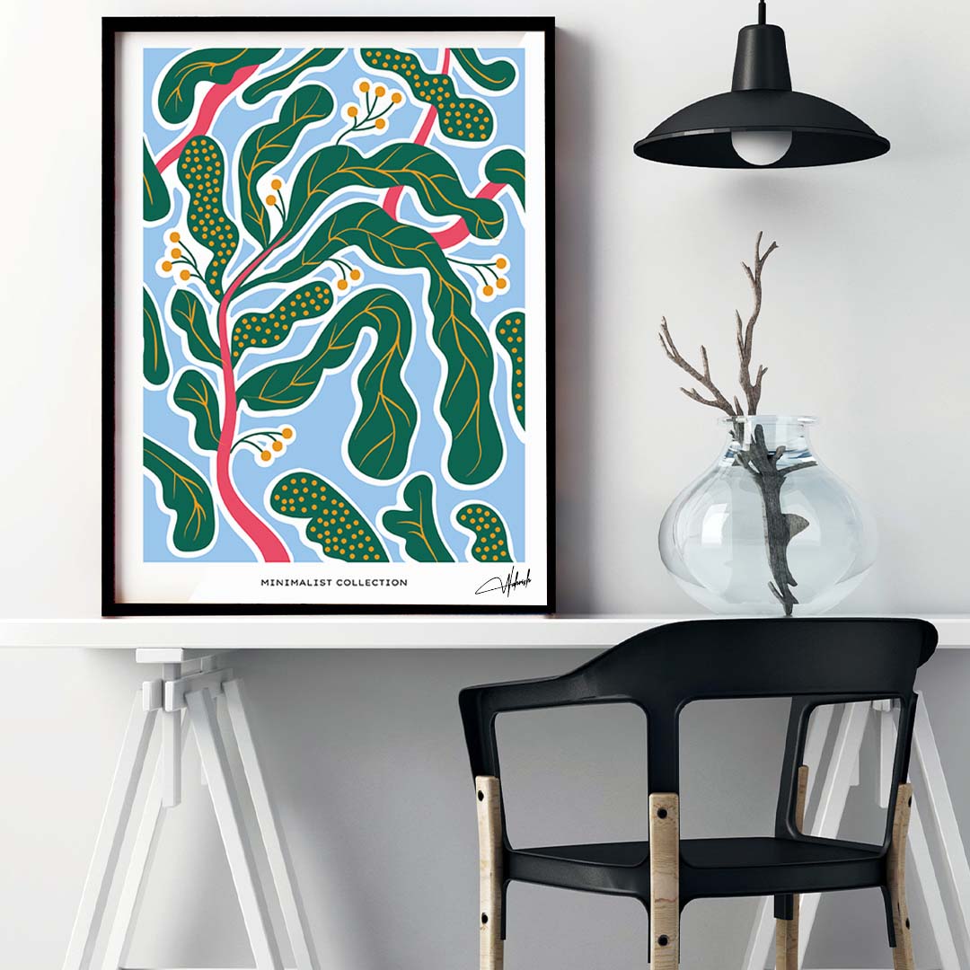 Where Vibrant Leaves and Butterflies Come Alive on Canvas